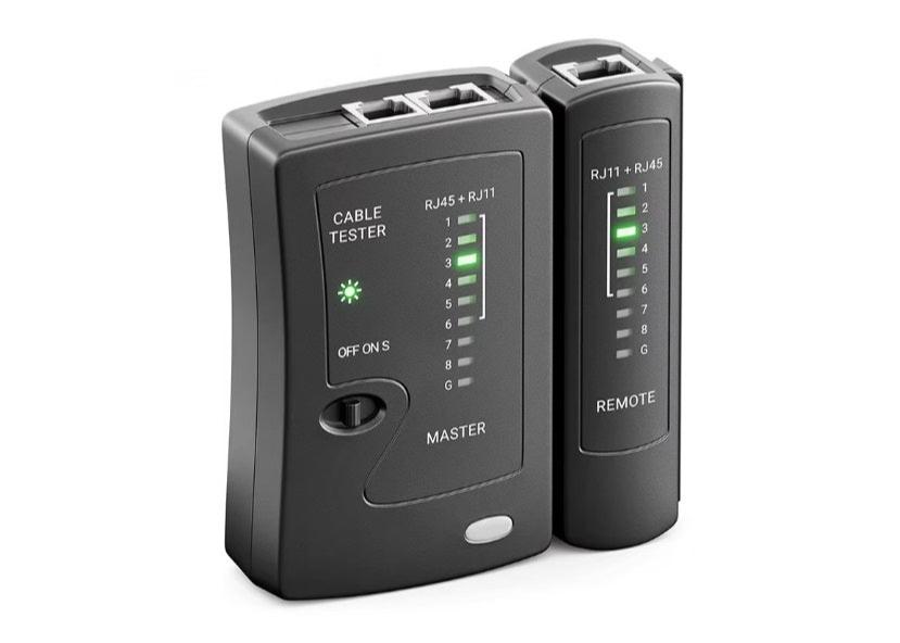 Network Ethernet Cable Tester for LAN RJ45 Cat5 Cat5e Cat6 Cat6a Cat7 UTP/Shielded Cable and RJ11/12
