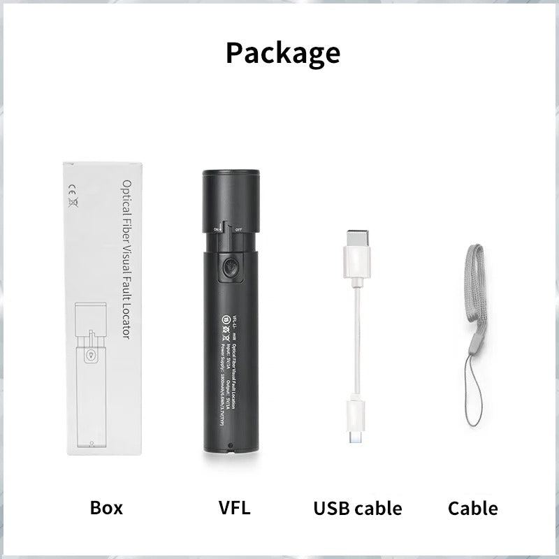 Rechargeable Fibre Optic Visual Fault Locator 15mw, 30mw, 50mw