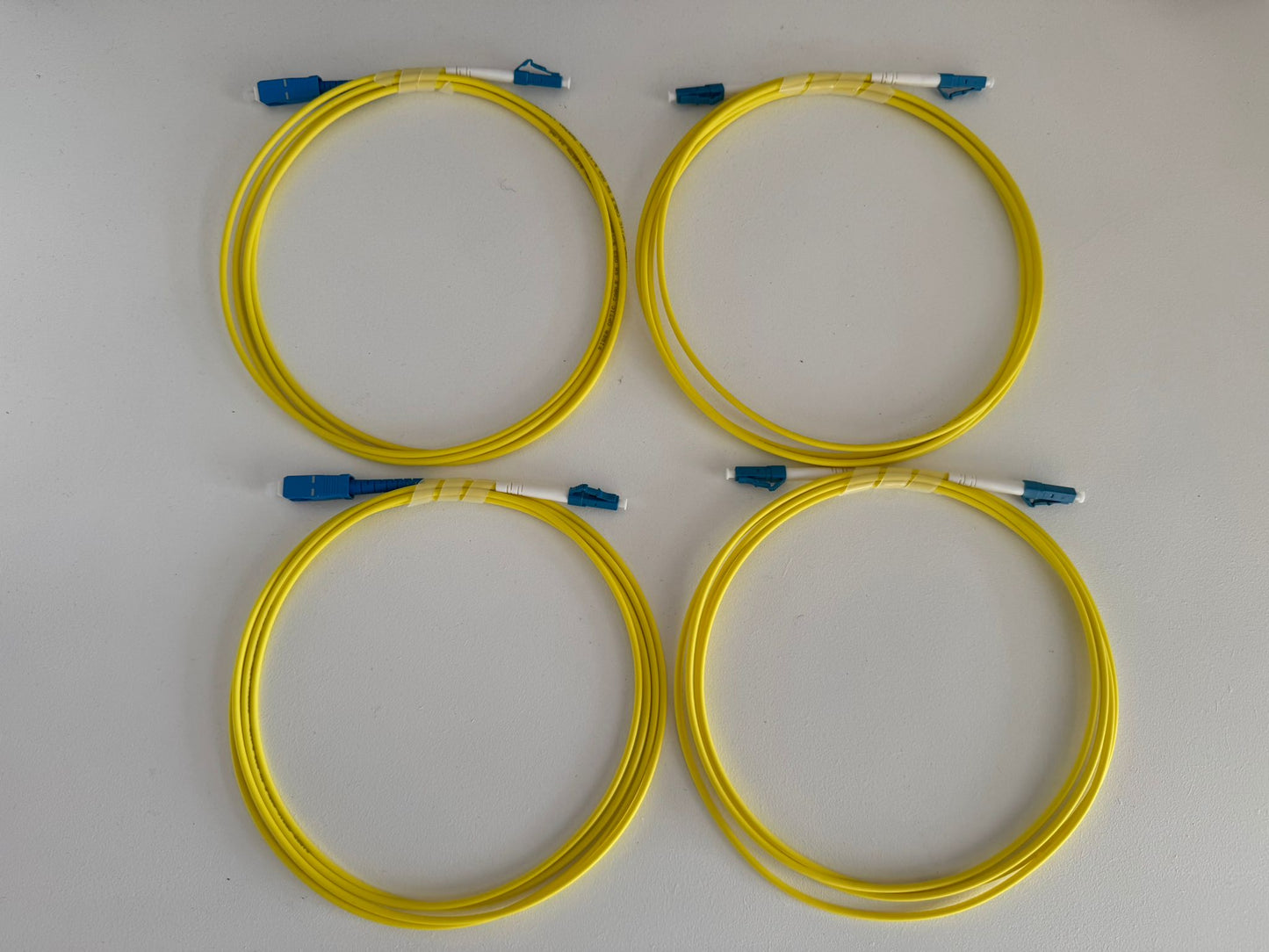 Fibre Networks Multimode 50µm Mandrel SC-LC/LC-LC and SM 9/125 SC-LC/LC-LC Test Reference Cord Kit 2mtr
